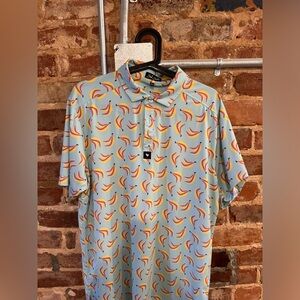 Bad Birdie polo shirt large